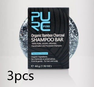 Hand-Extracted Soap Shampoo Bamboo Charcoal Shampoo Soap Hand-Extracted Soap Shampoo Bamboo Charcoal Shampoo Soap